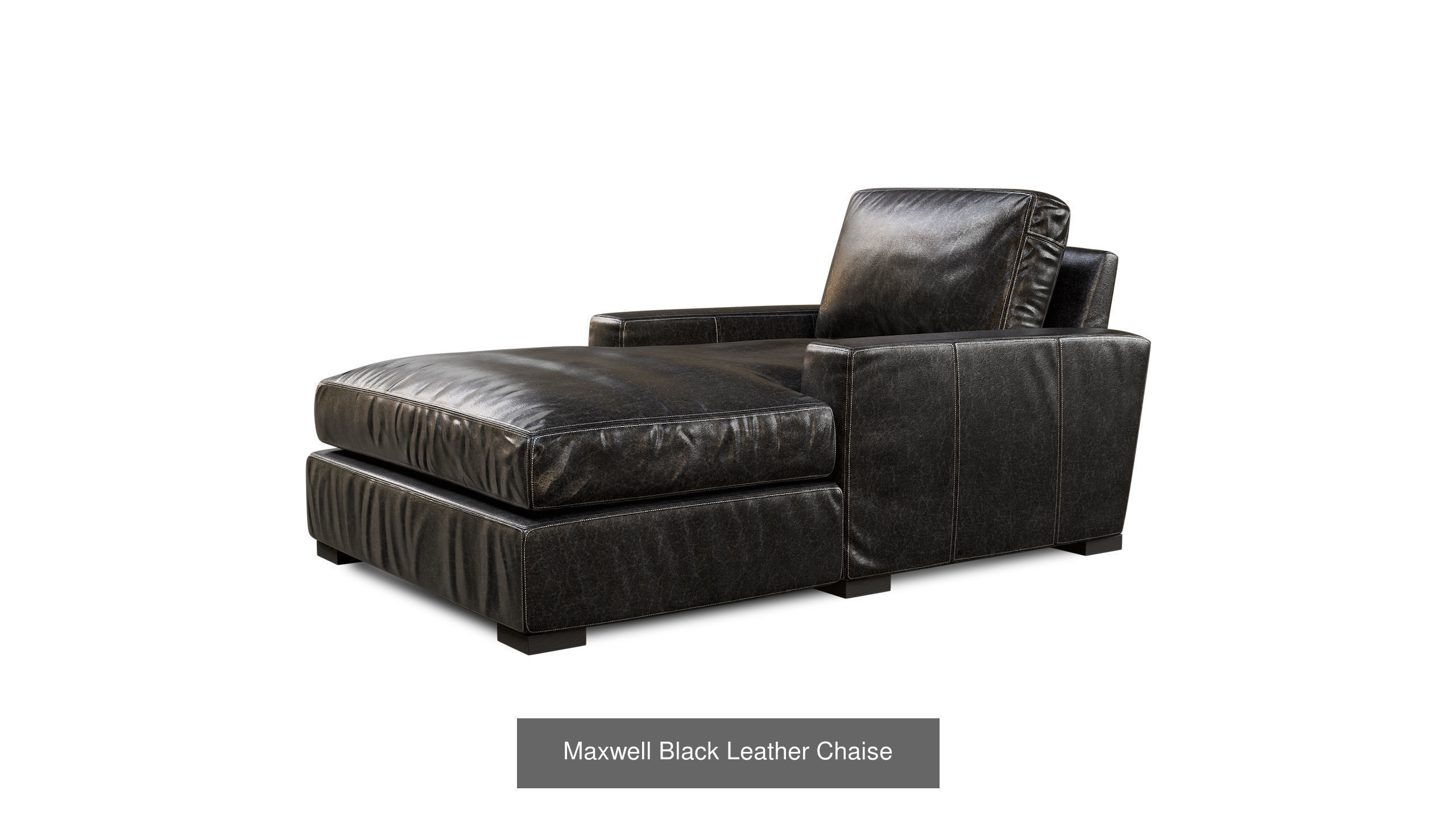 Maxwell Leather Chaise 3D Model Collection_16