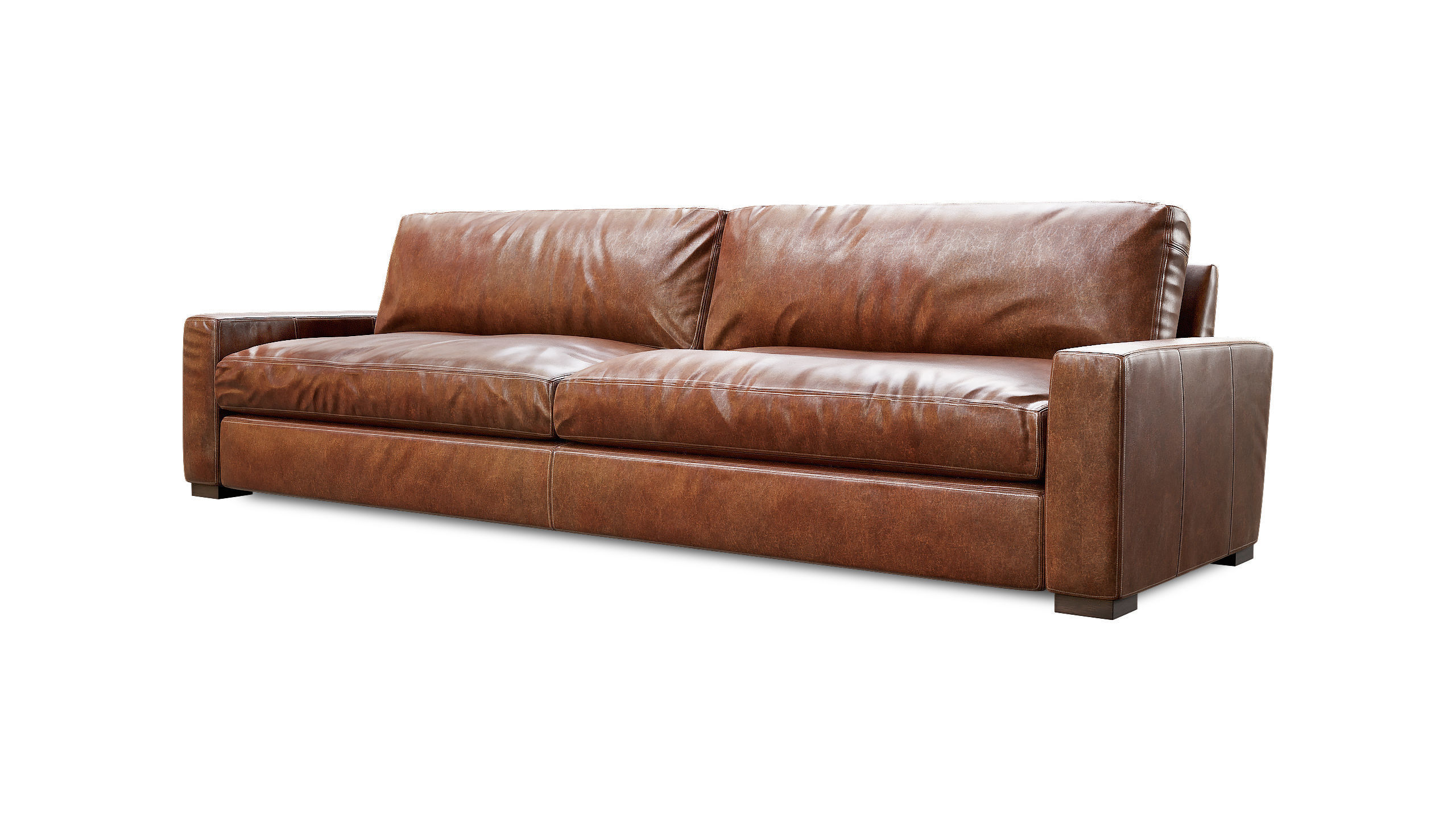Maxwell Leather Chaise 3D Model Collection_36