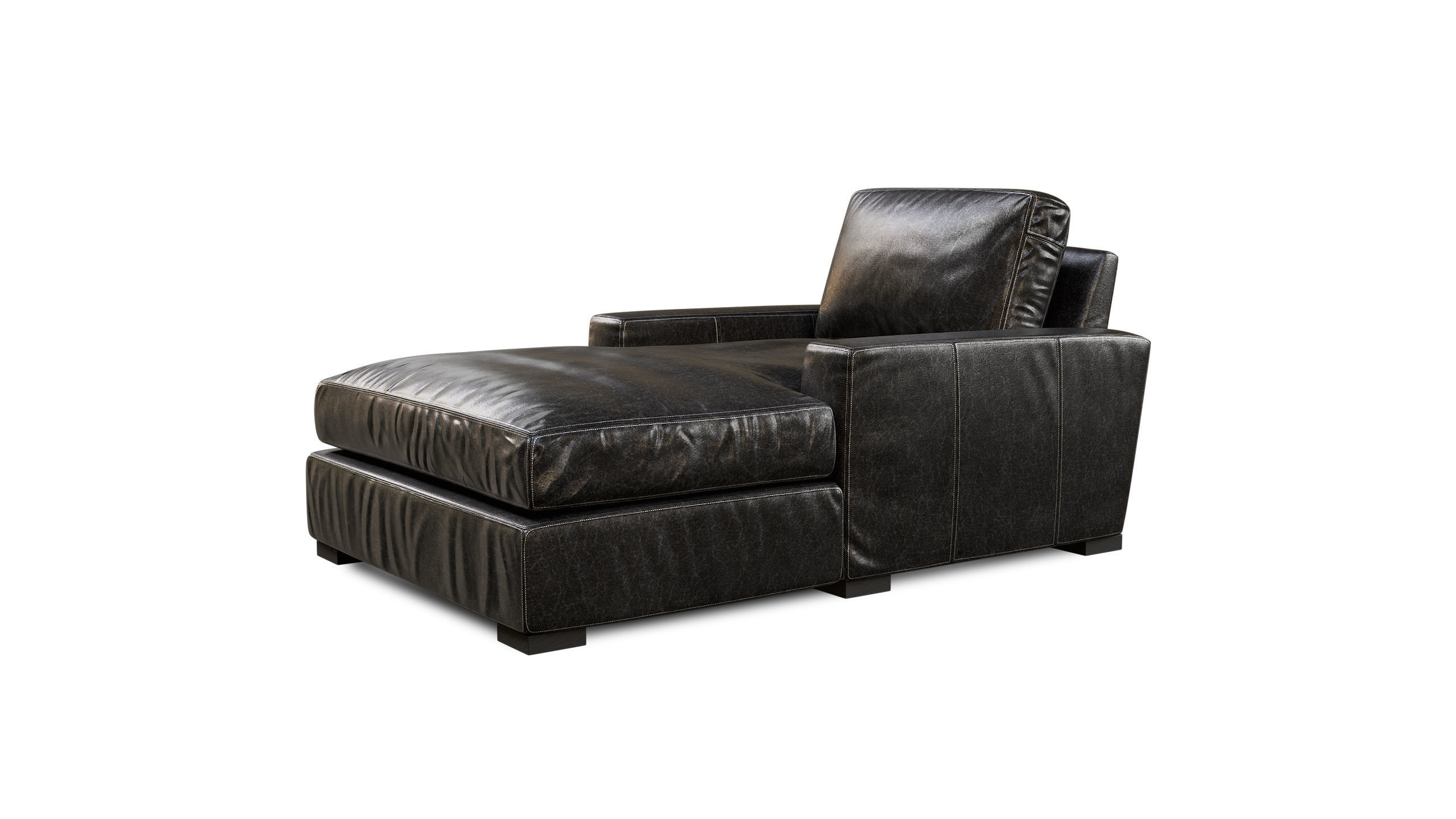 Maxwell Leather Chaise 3D Model Collection_42