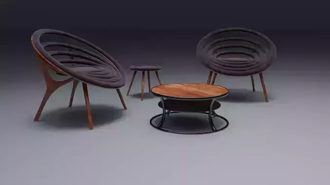 Furniture set for office and kitchen