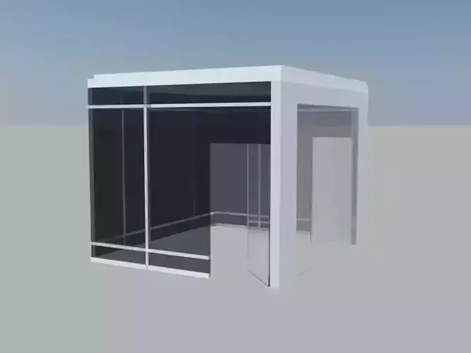 Cubic glass Wall Room