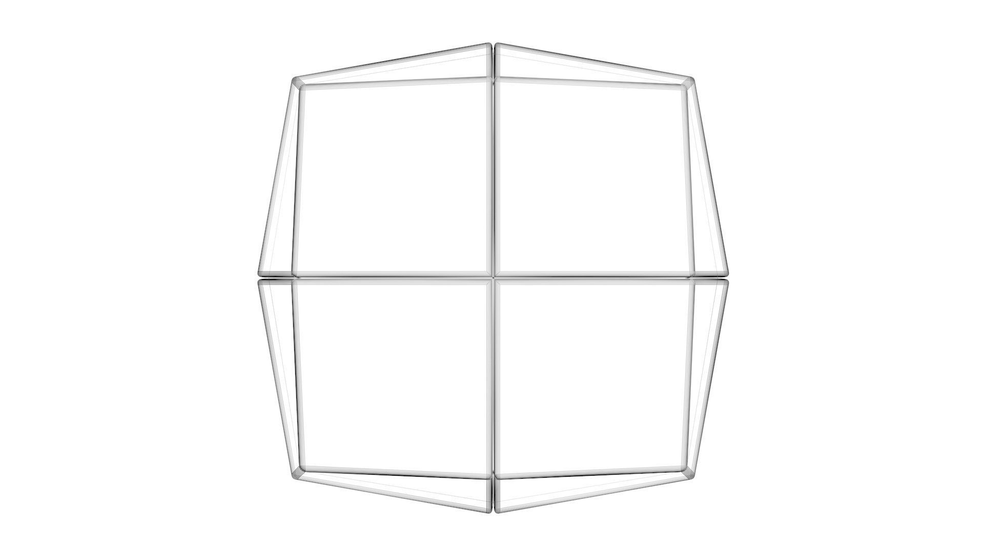 Sandwich Feliks Pillow Cube 3D model_12