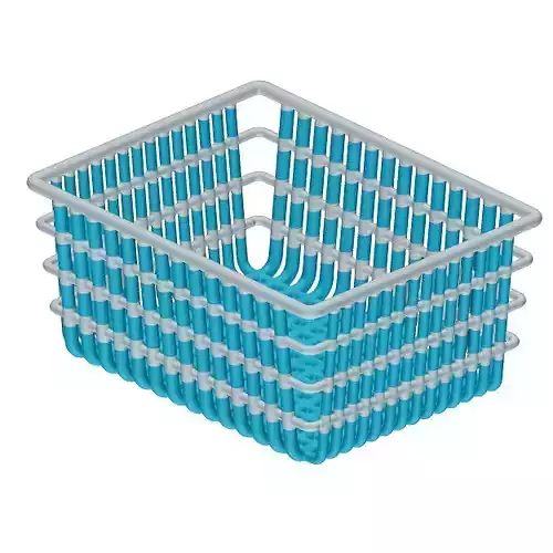 Vegetable Plastic Basket 3D model
