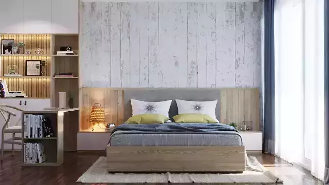 Wood BedRoom