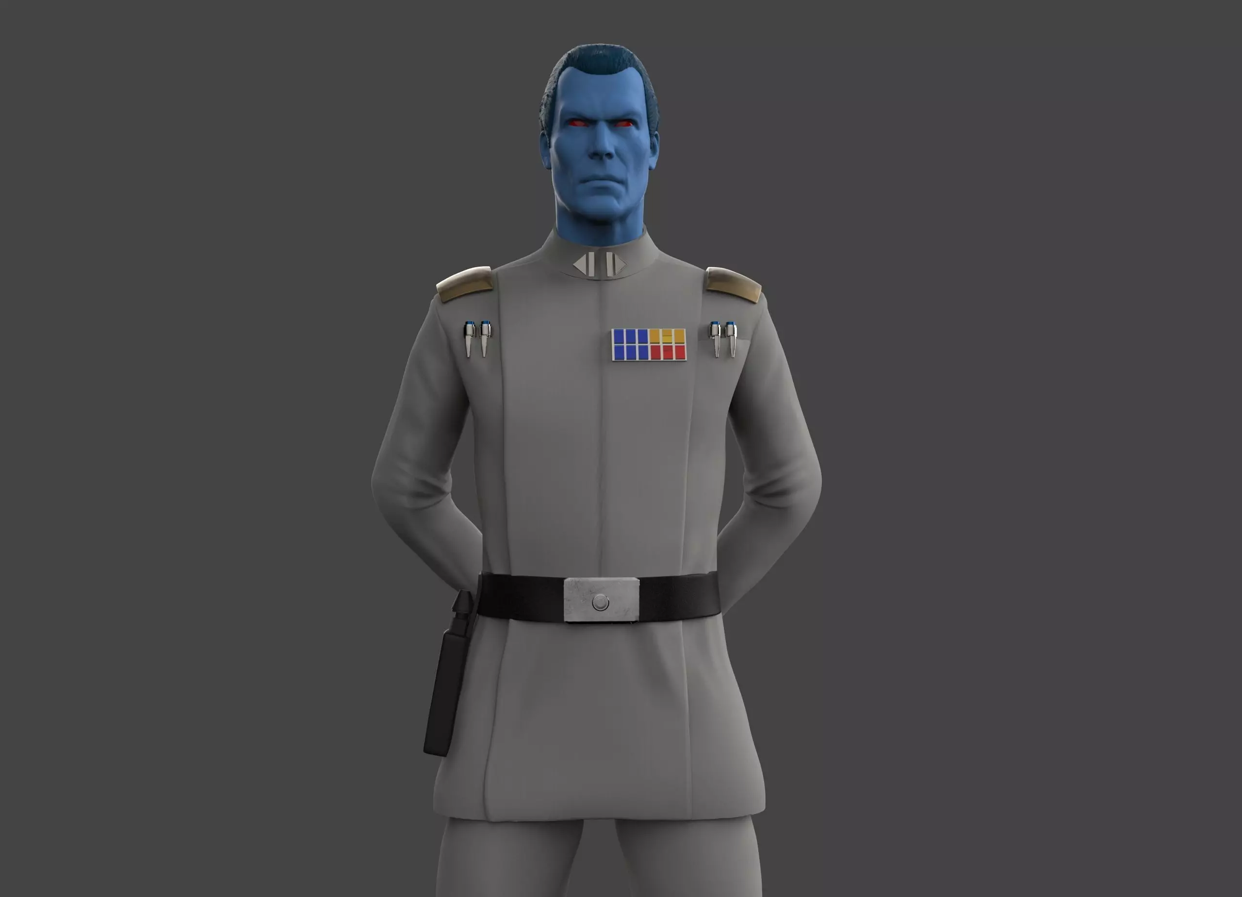Grand Admiral Thrawn Figure 3D print model_0
