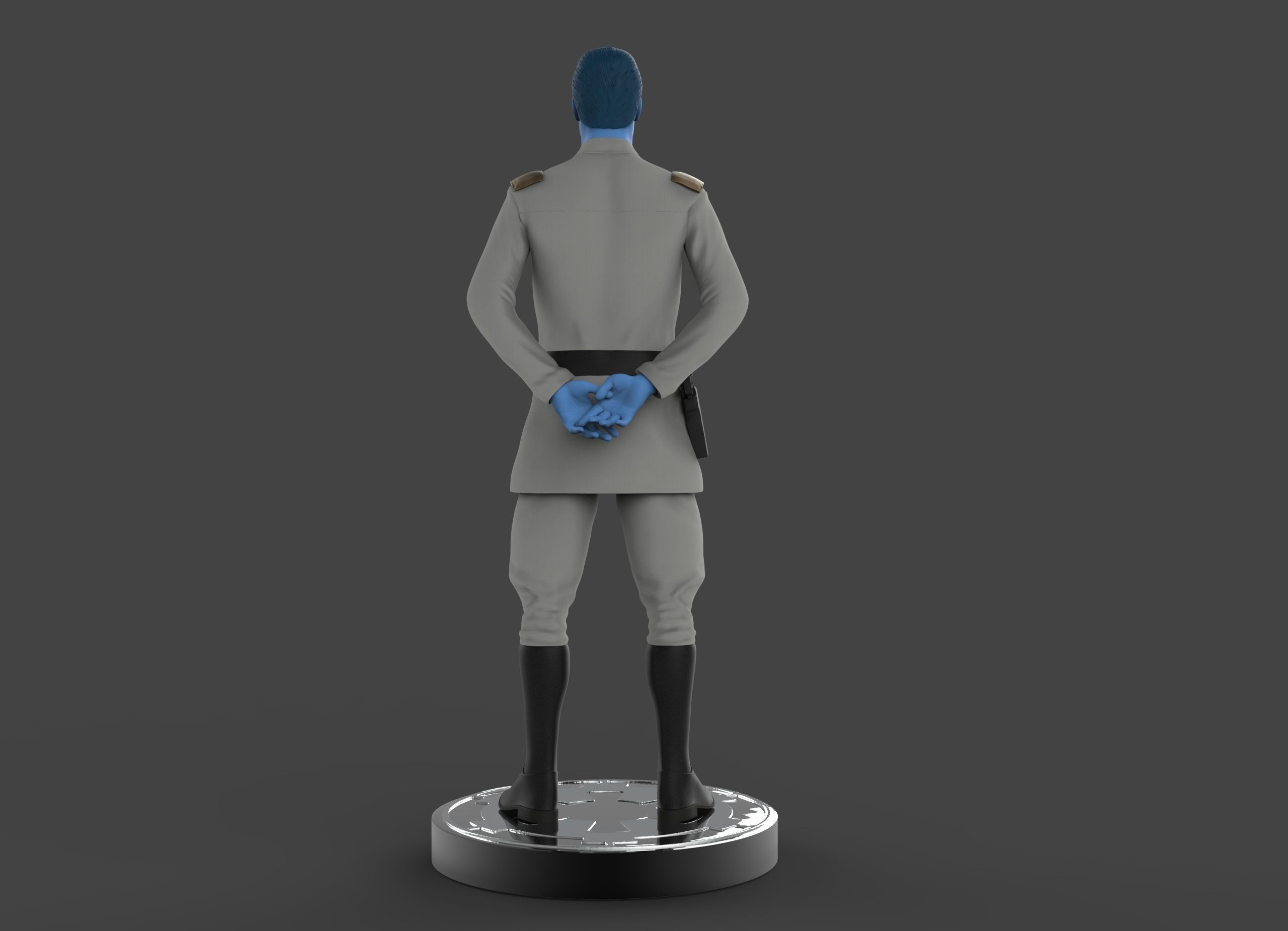 Grand Admiral Thrawn Figure 3D print model_5