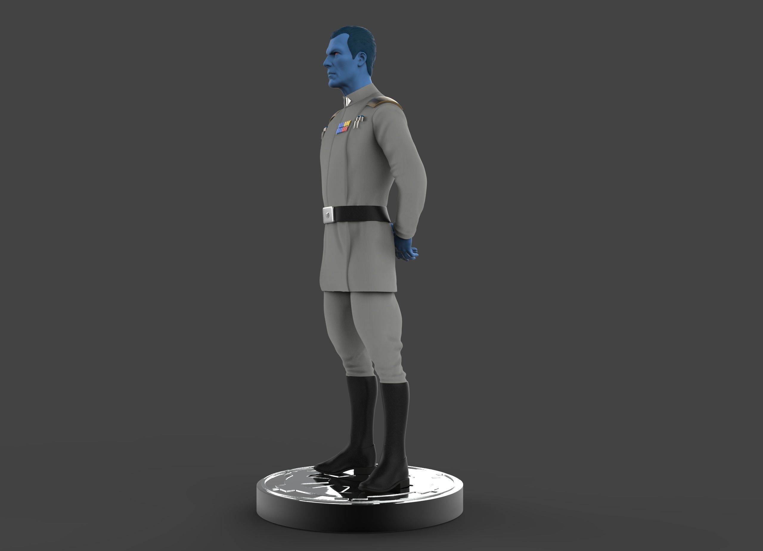 Grand Admiral Thrawn Figure 3D print model_2