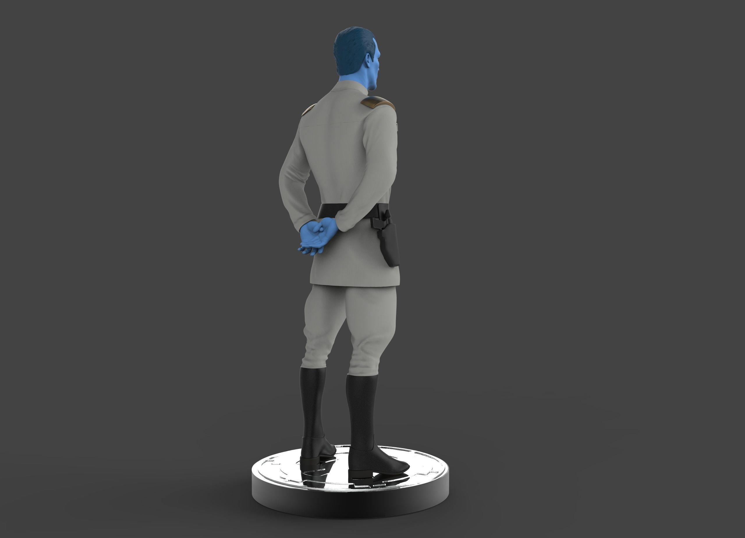 Grand Admiral Thrawn Figure 3D print model_4