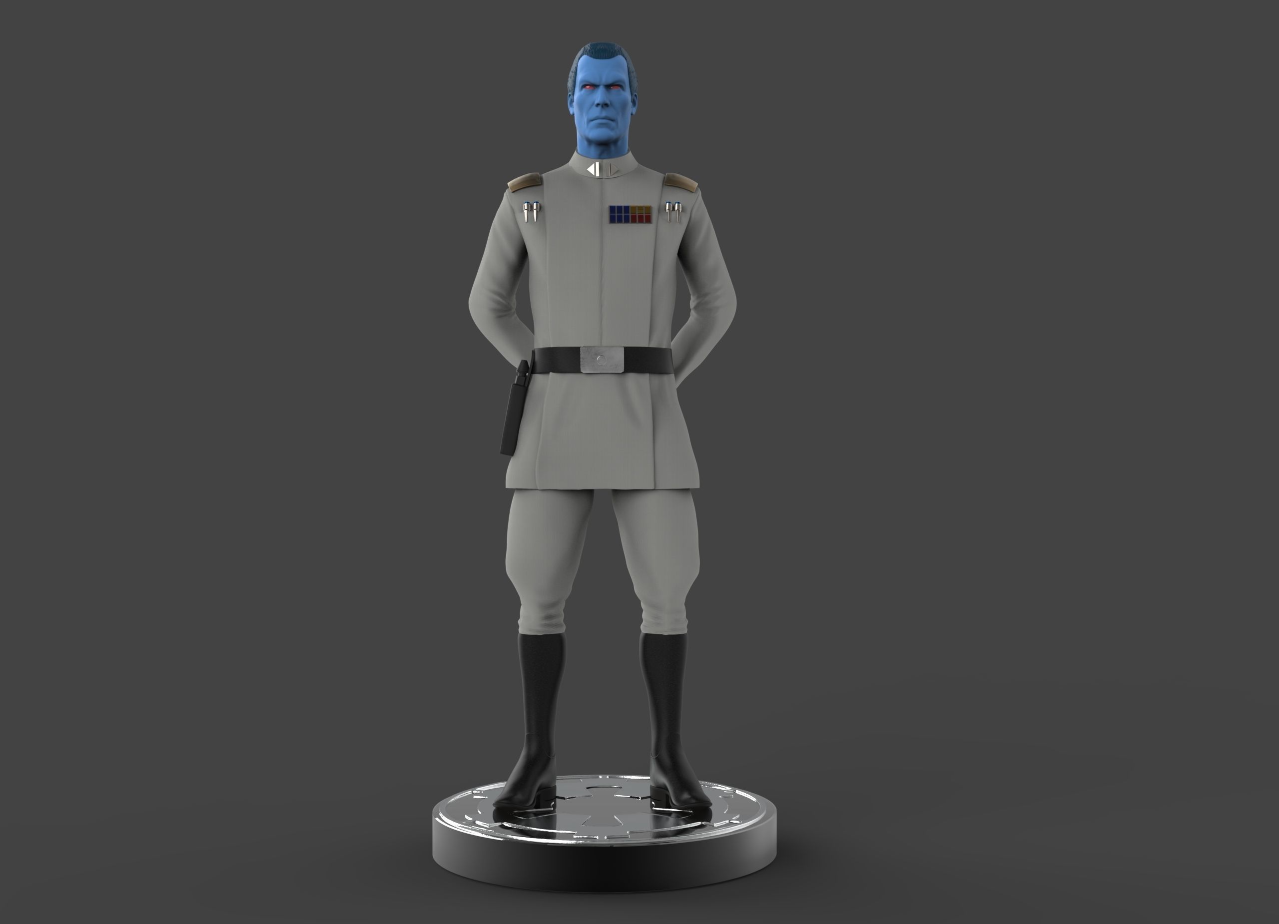 Grand Admiral Thrawn Figure 3D print model_1