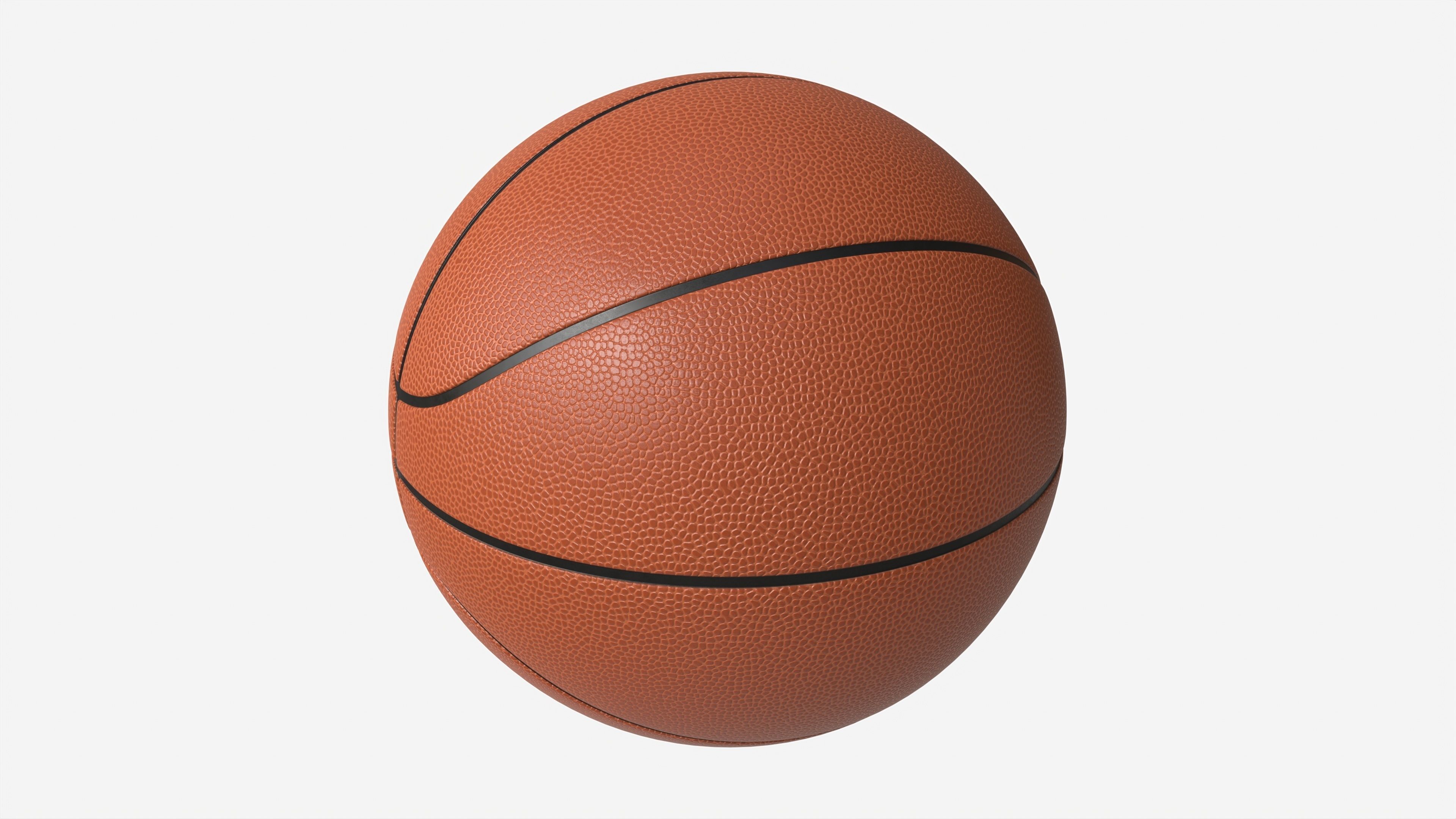 Basketball Classic Standard Ball 3D model_1