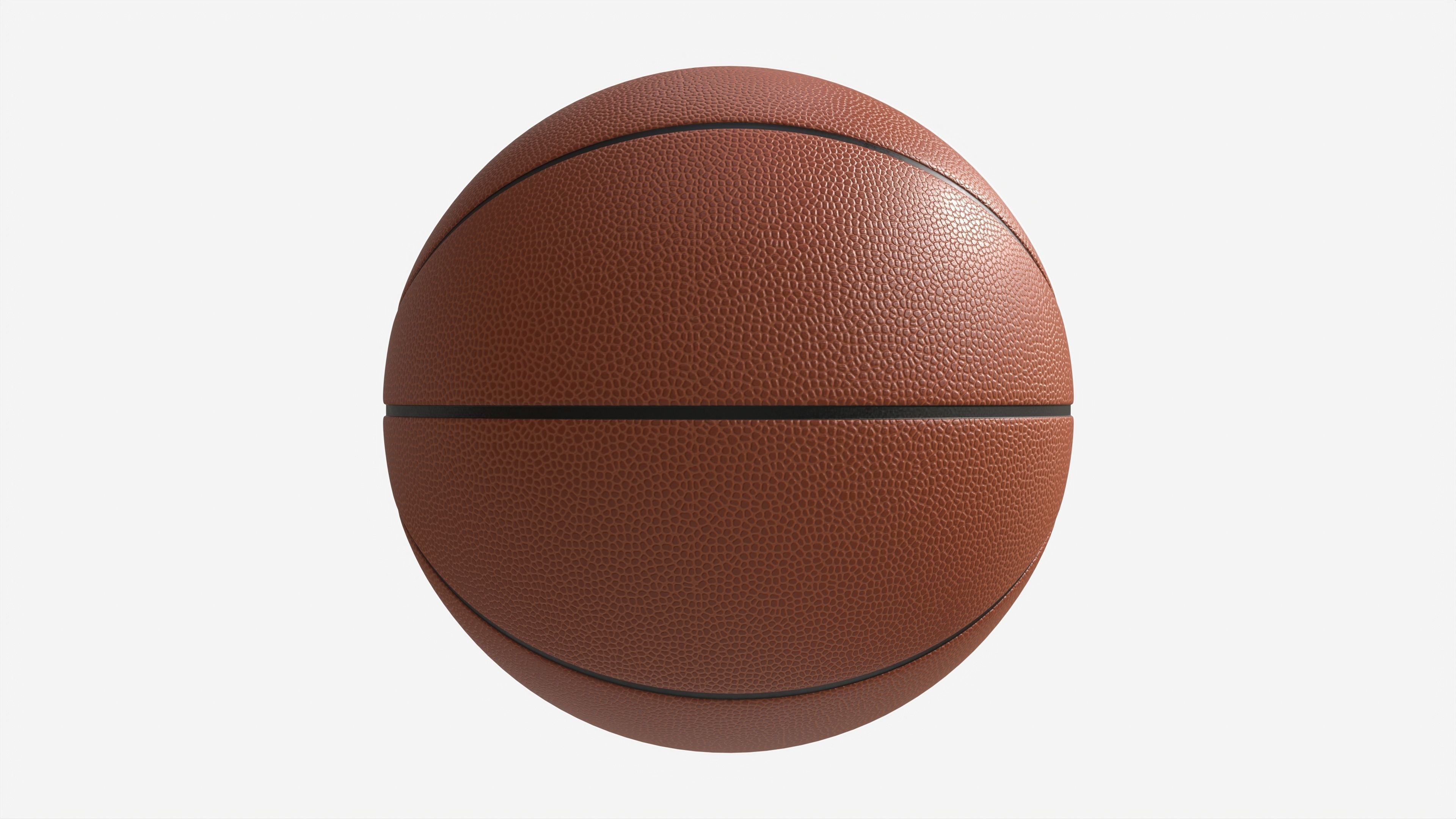 Basketball Classic Standard Ball 3D model_2