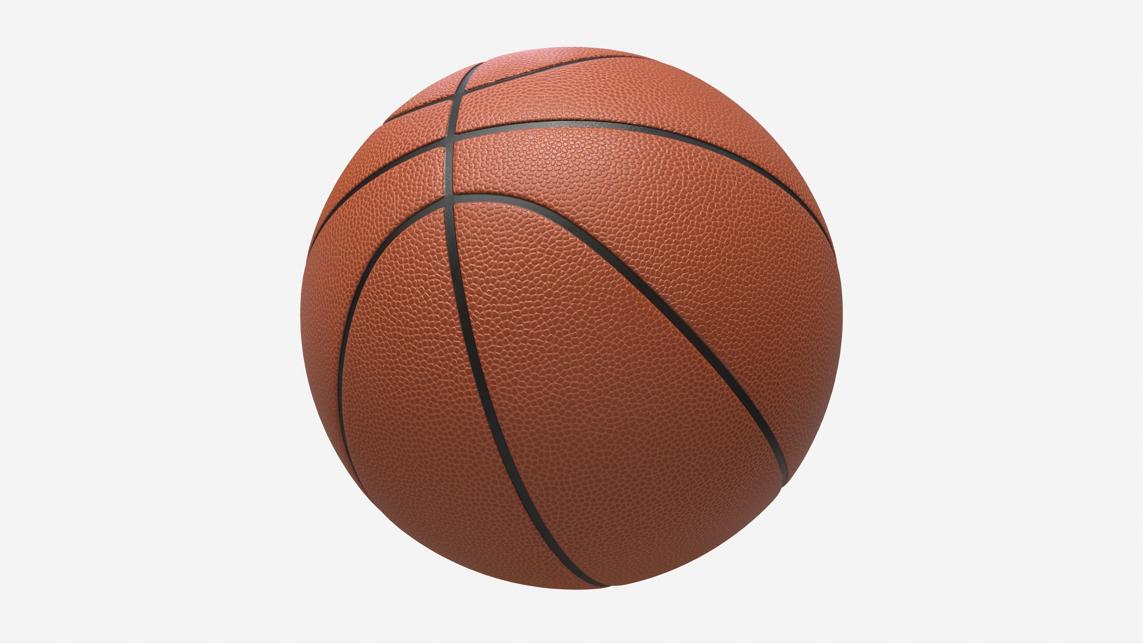 Basketball Classic Standard Ball 3D model_3