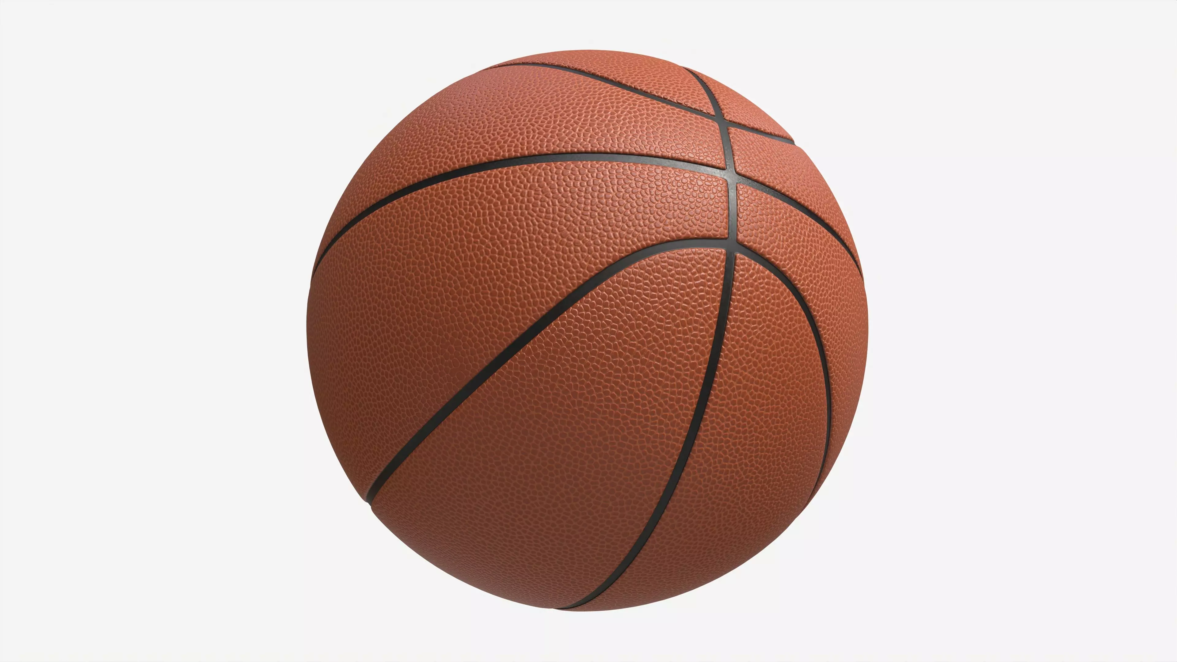 Basketball Classic Standard Ball 3D model_0