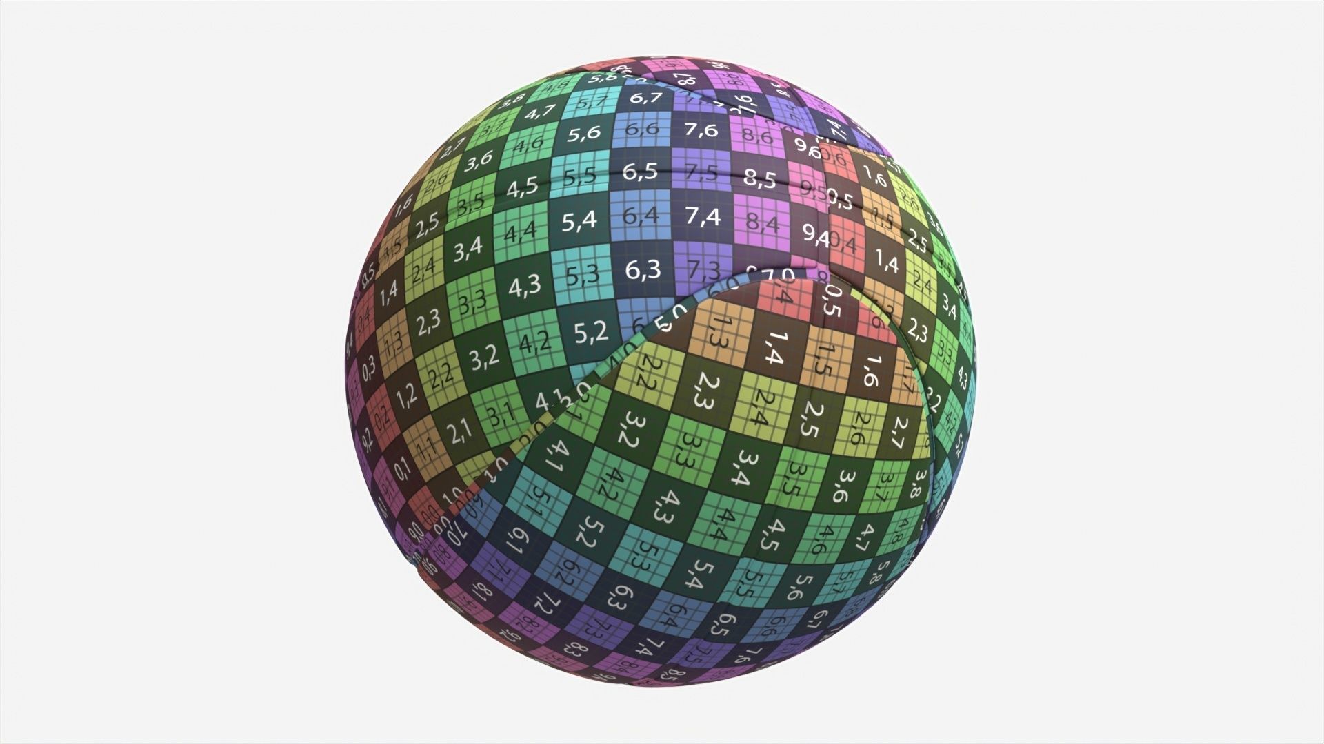 Basketball Classic Standard Ball 3D model_7