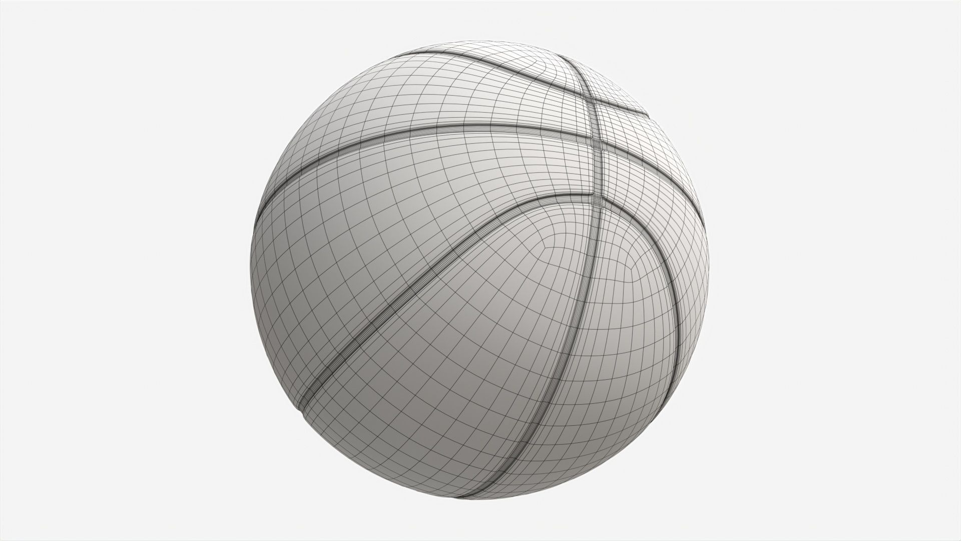 Basketball Classic Standard Ball 3D model_6