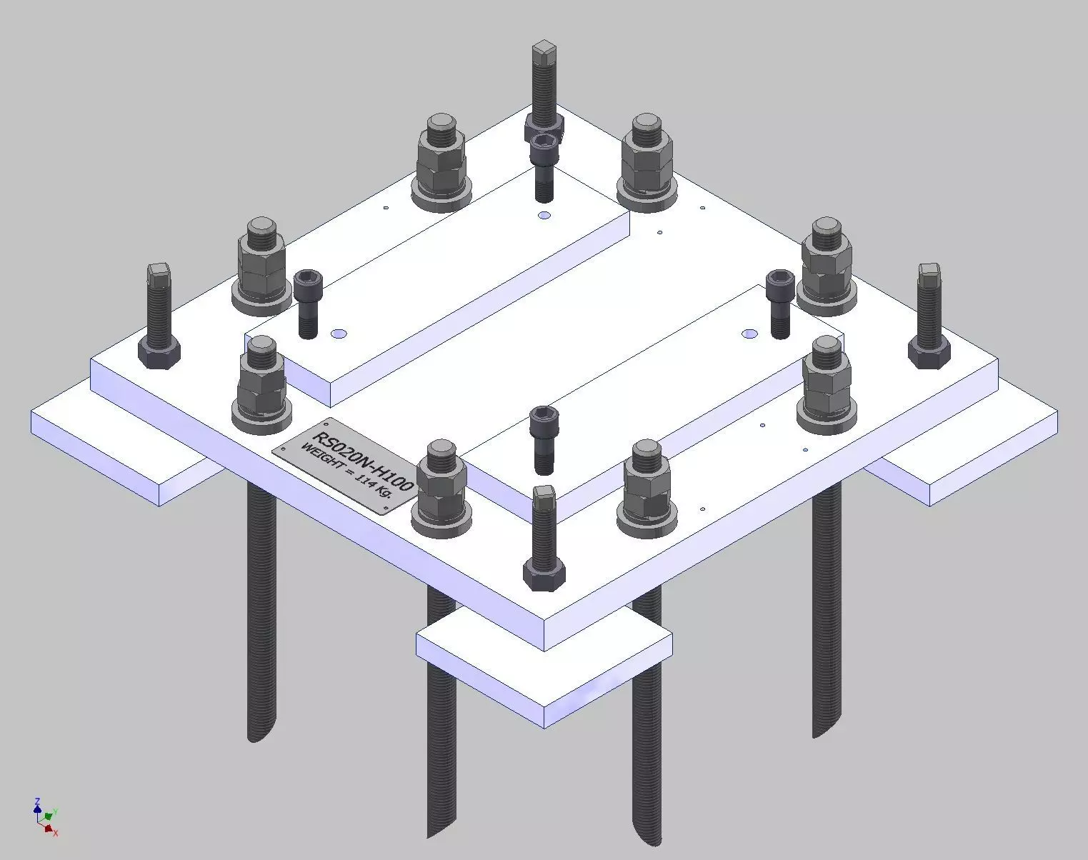 26383-ROBOT BASE RS020N-100 3D model_0