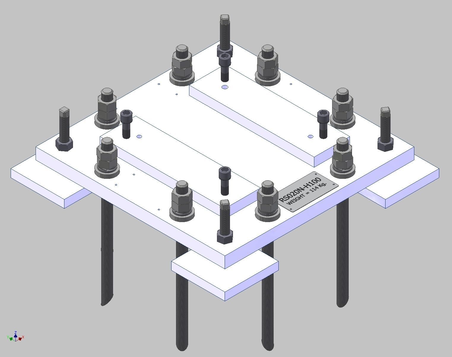 26383-ROBOT BASE RS020N-100 3D model_9