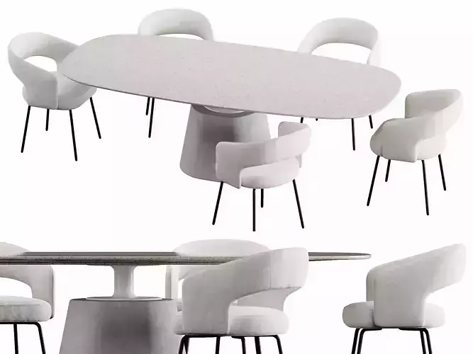 Rock Table Maxi 3D model