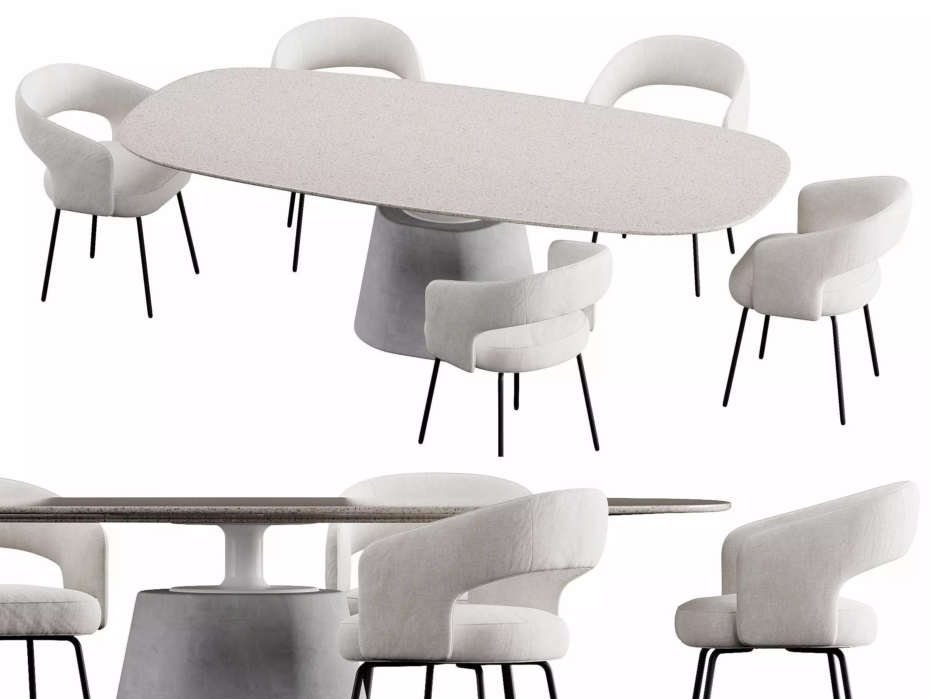 Rock Table Maxi 3D model