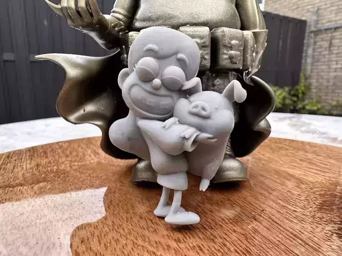 Mayble cartoon girl wearing sweater