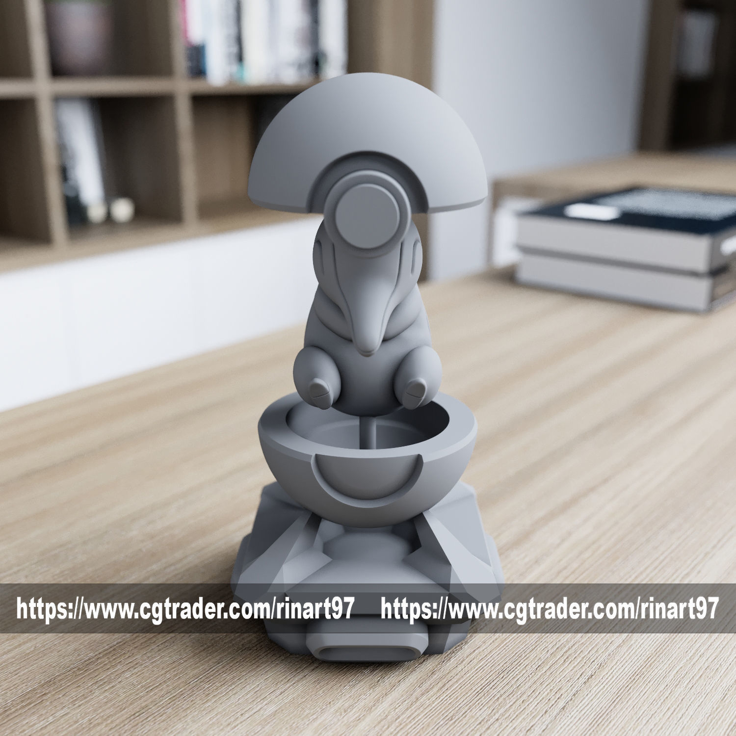 Cyndaquil in the pokeball from pokemon 3D print model_7