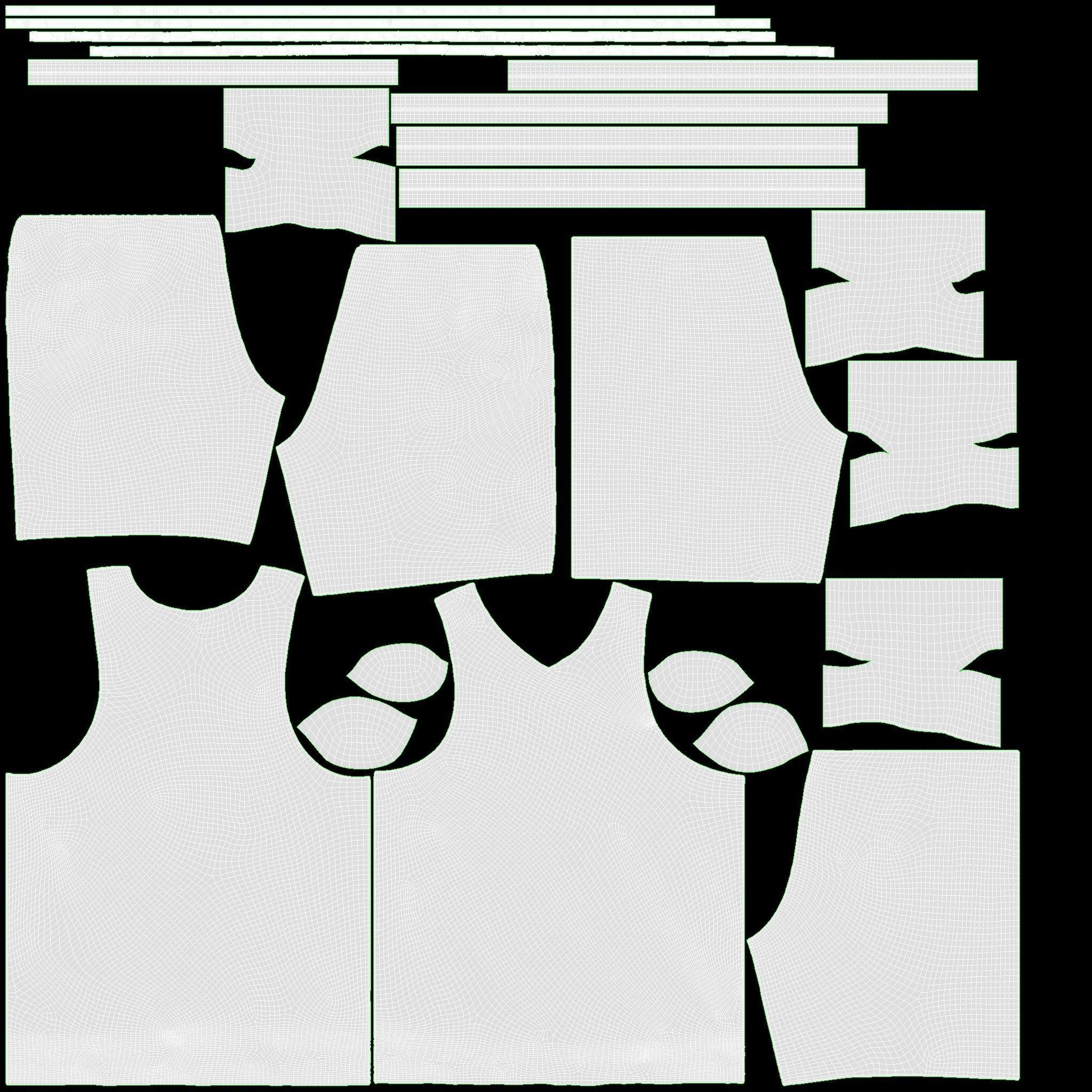 Male Mannequin in Basketball Uniform in Action 01 3D model_13