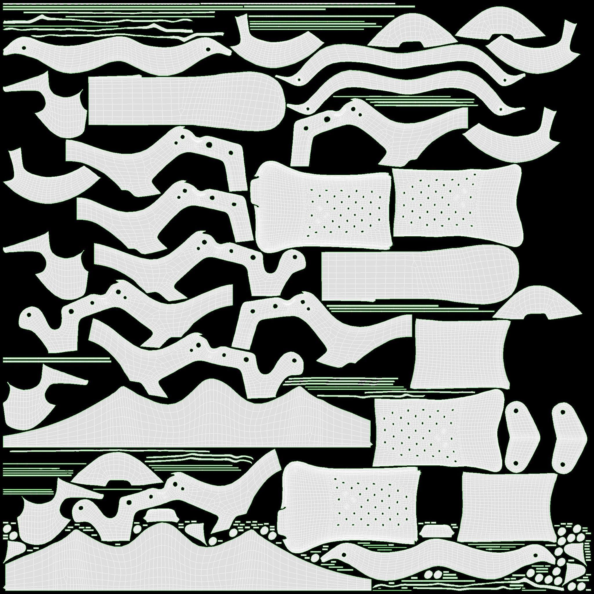 Male Mannequin in Basketball Uniform in Action 01 3D model_20