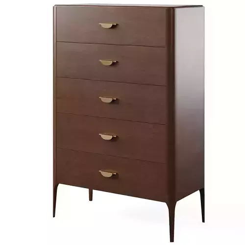 High chest of drawers SLOANE 2 by Hamilton Conte