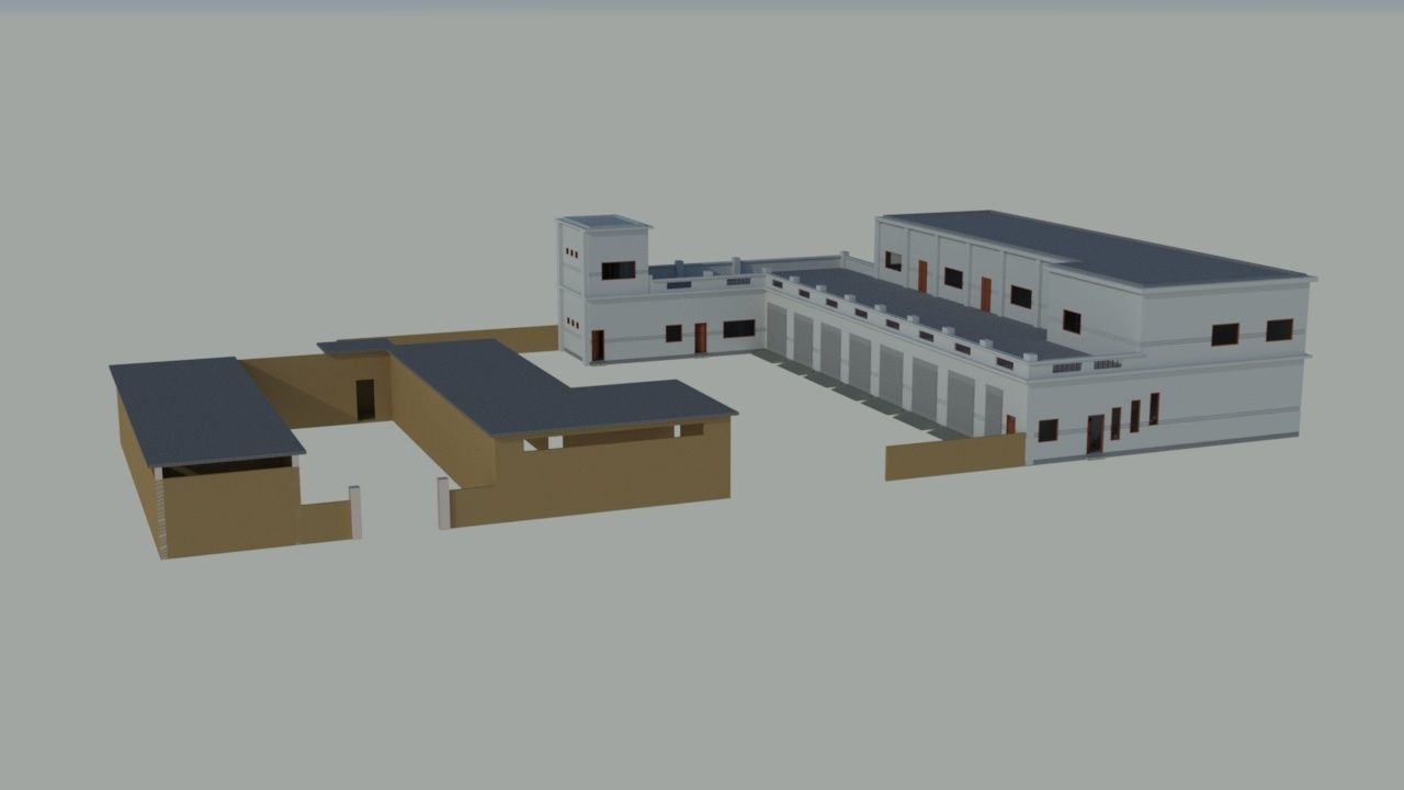 Vehicle Maintenance Workshop 3D model | CGTrader