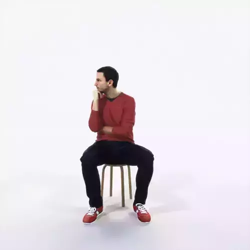 Jest 05K Listening Sitting Casual Man