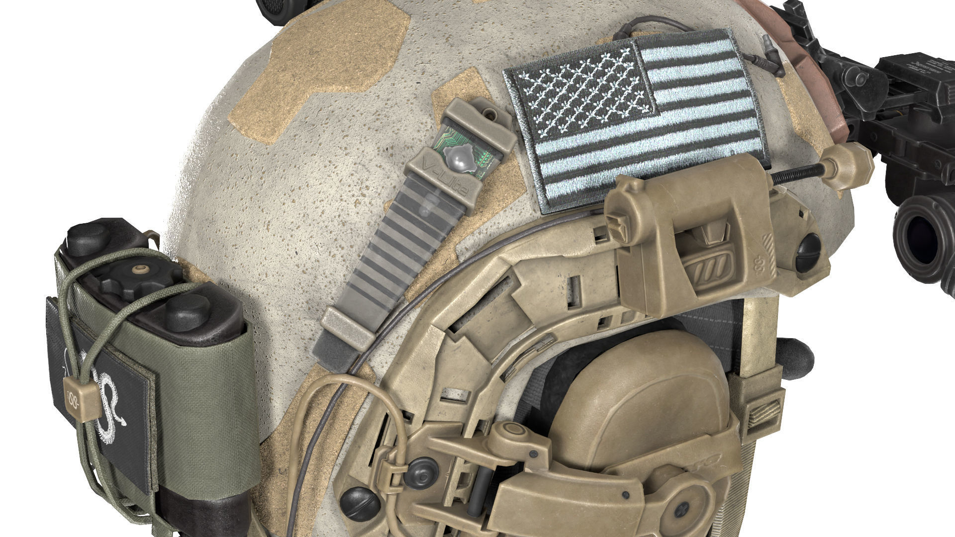 GAME READY RIGGED WESTERN SPECIAL OPERATIONS CHARACTER V2 Low-poly 3D model_22