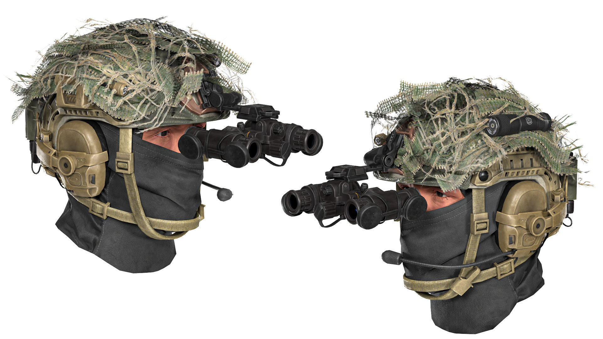 GAME READY RIGGED WESTERN SPECIAL OPERATIONS CHARACTER V2 Low-poly 3D model_23