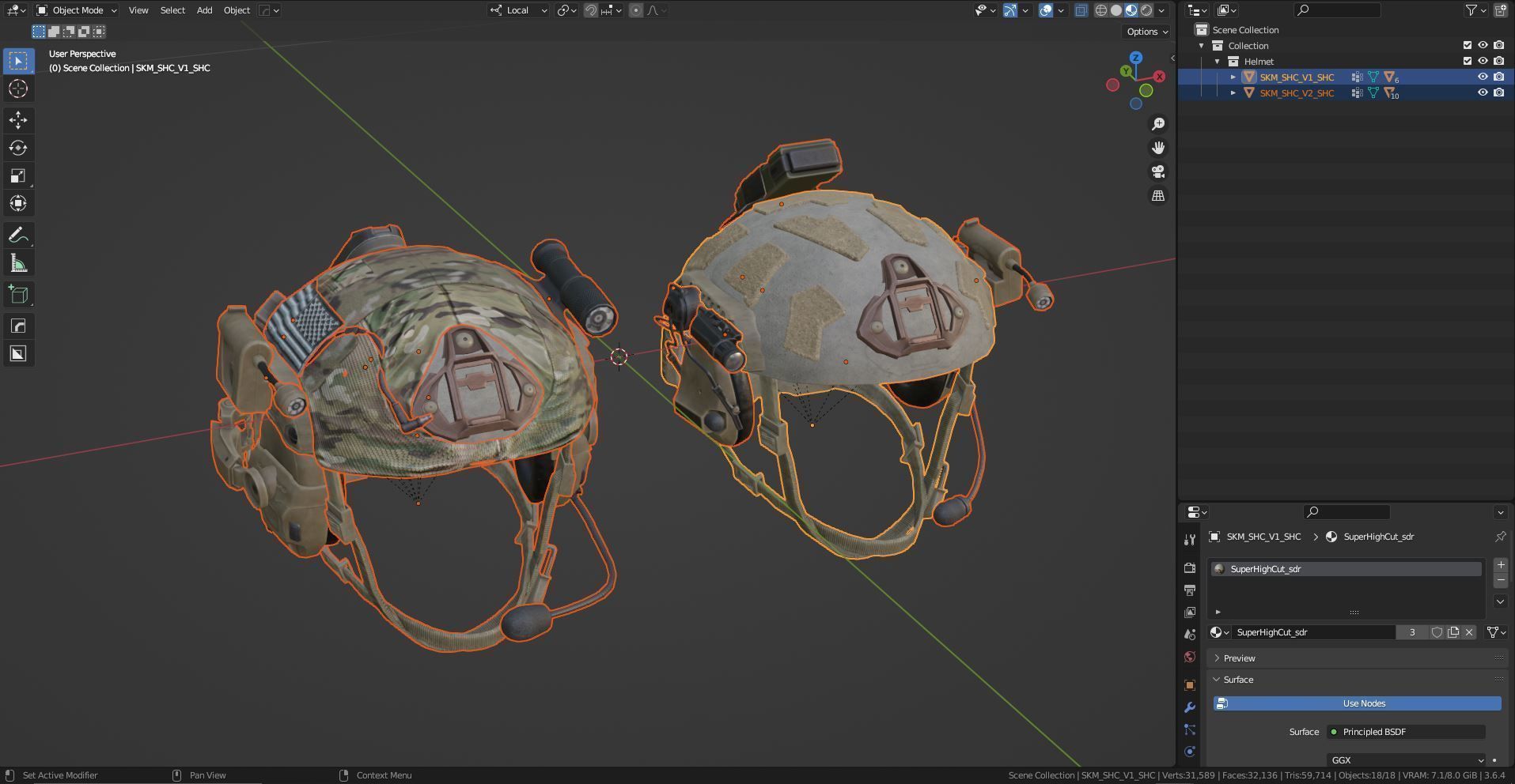 GAME READY RIGGED WESTERN SPECIAL OPERATIONS CHARACTER V2 Low-poly 3D model_39