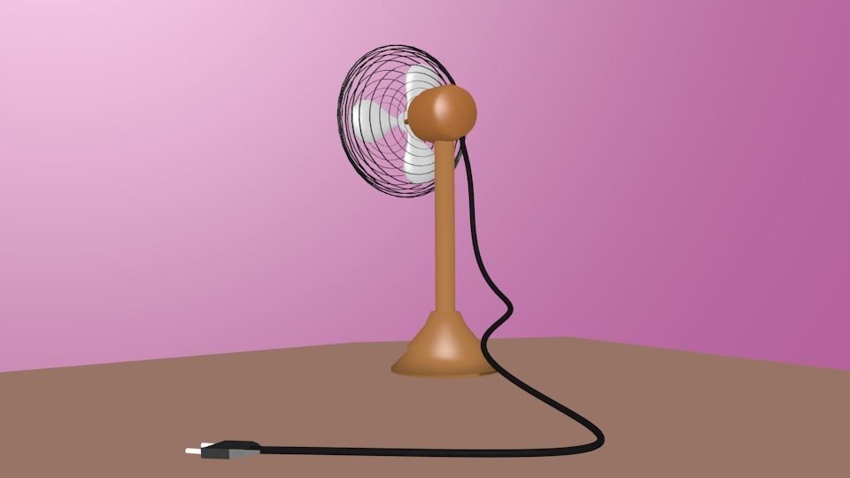 FAN FOR YOUR ANIMATIO VIDEOS OR OTHERS 3D model_1