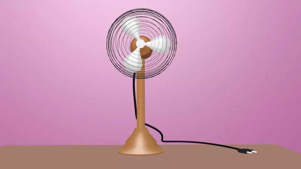 FAN FOR YOUR ANIMATIO VIDEOS OR OTHERS 3D model_0