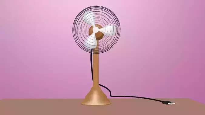 FAN FOR YOUR ANIMATIO VIDEOS OR OTHERS 3D model