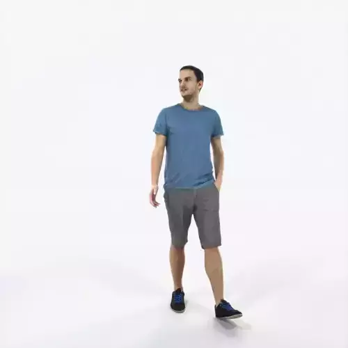 Jest 06A Explaining Summer Casual Walking Man