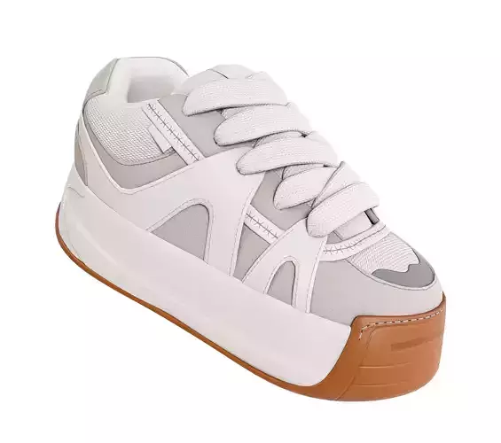 Wolf Sneakers White