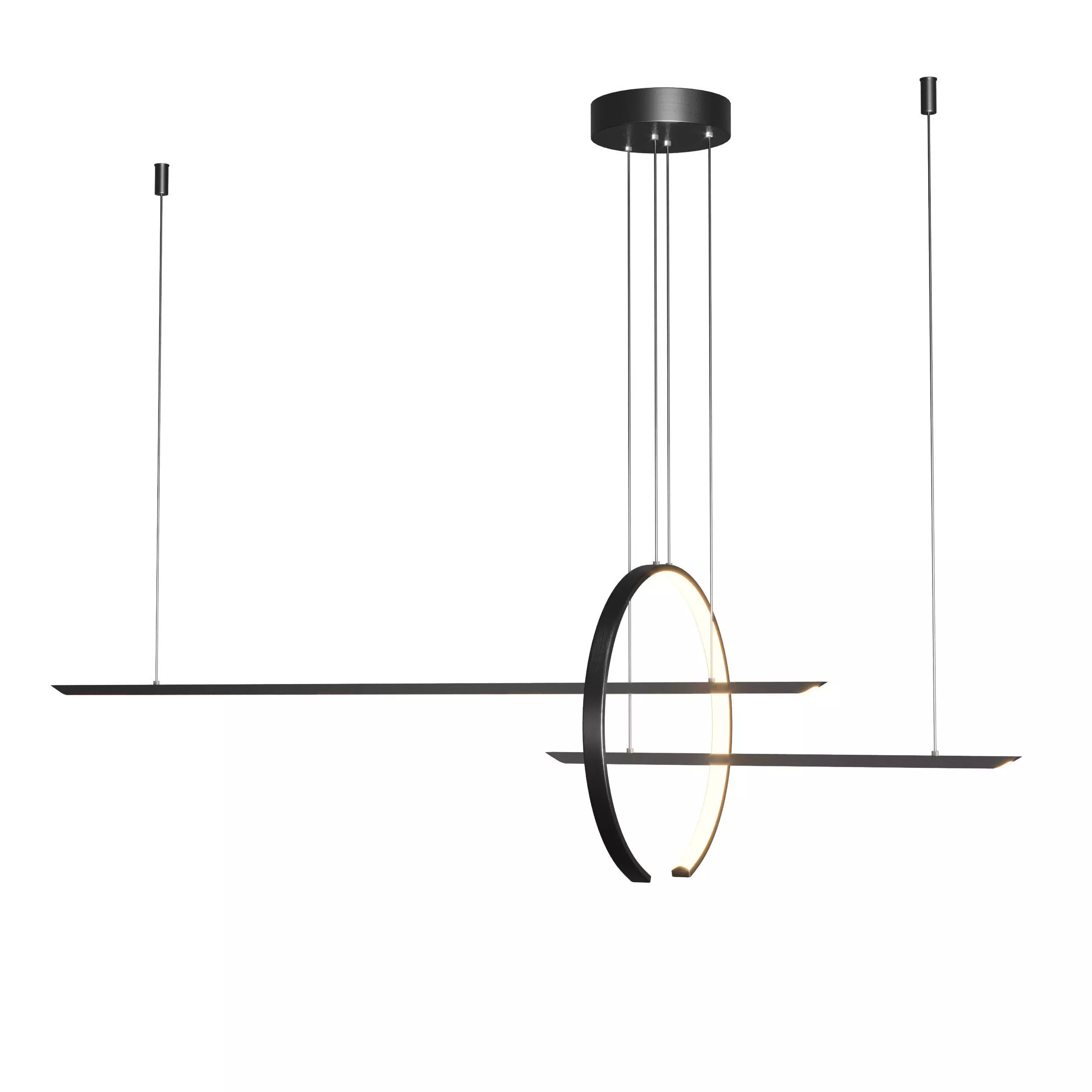 IN OUT lamp Low-poly 3D model_0