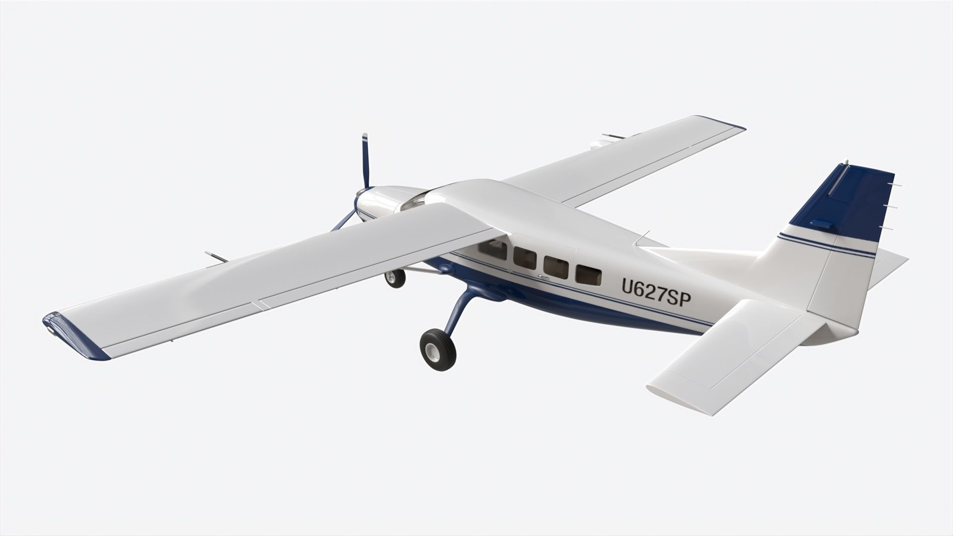 Cessna Caravan 3D model_3