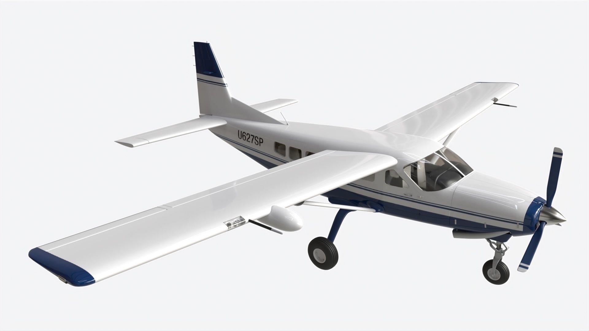 Cessna Caravan 3D model_1