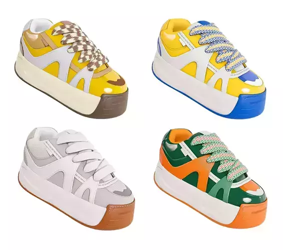 Wolf Sneakers 4 colors