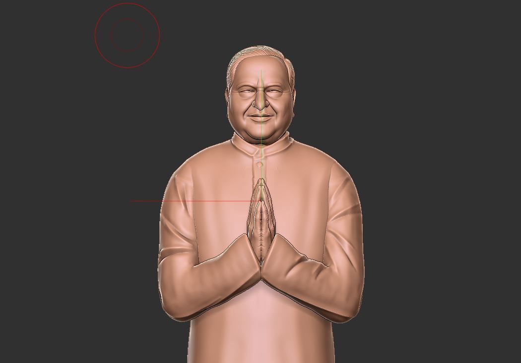 Mulayam Singh Yadav 3D print model_3