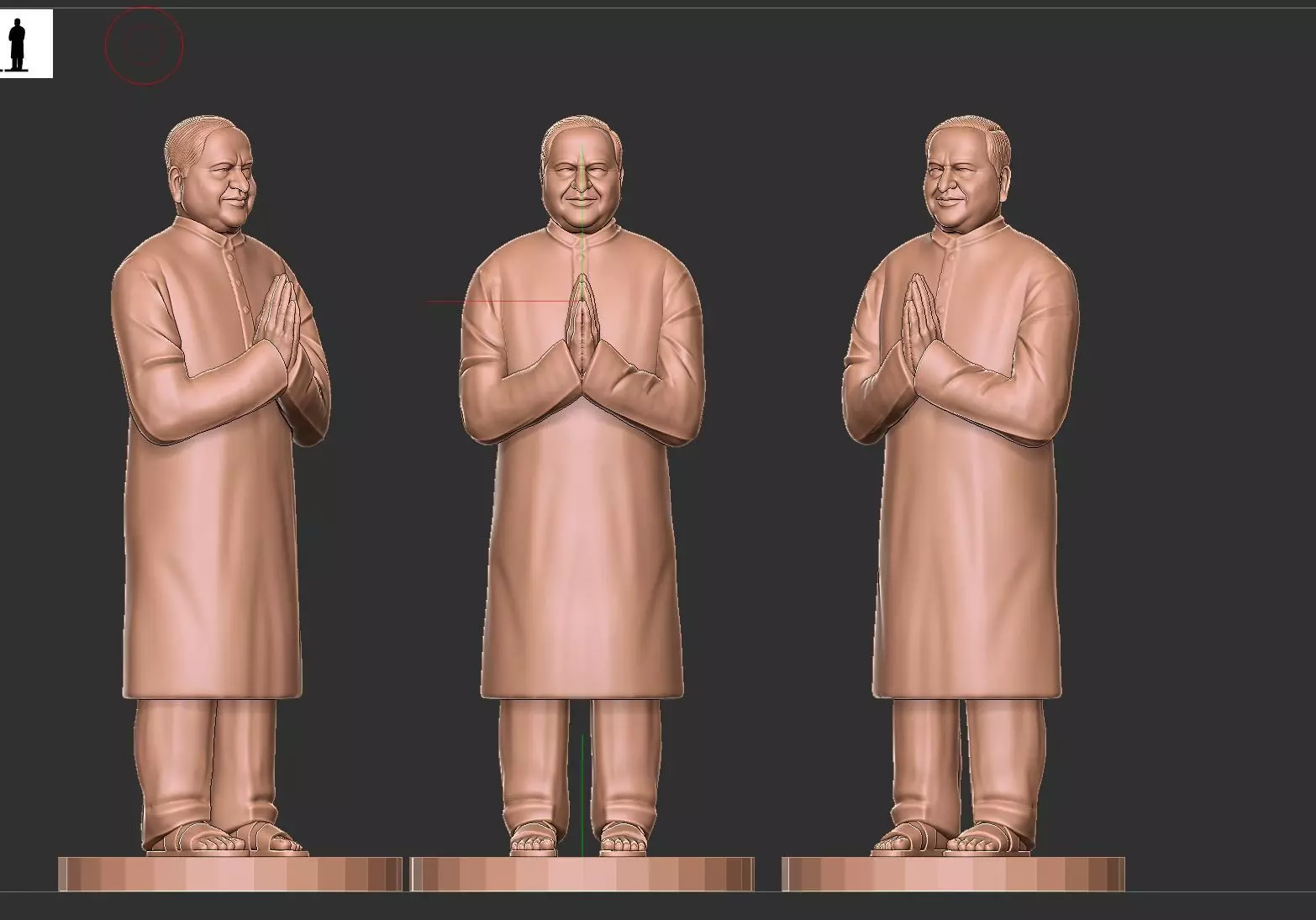 Mulayam Singh Yadav 3D print model_0