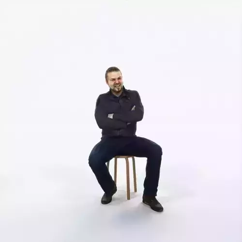 Keen 05H Listening Sitting Casual Man