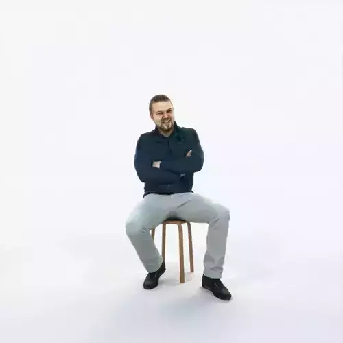 Keen 05E Listening Sitting Casual Man