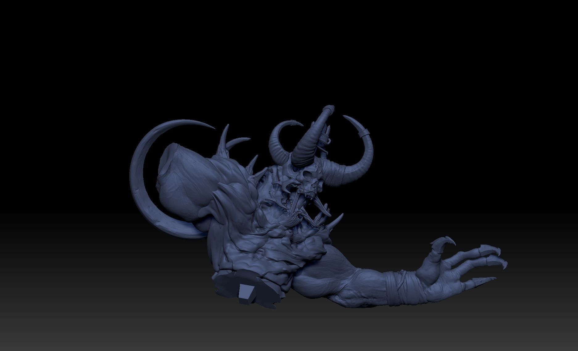 Demon High 3d Print Ready 3D print model_25