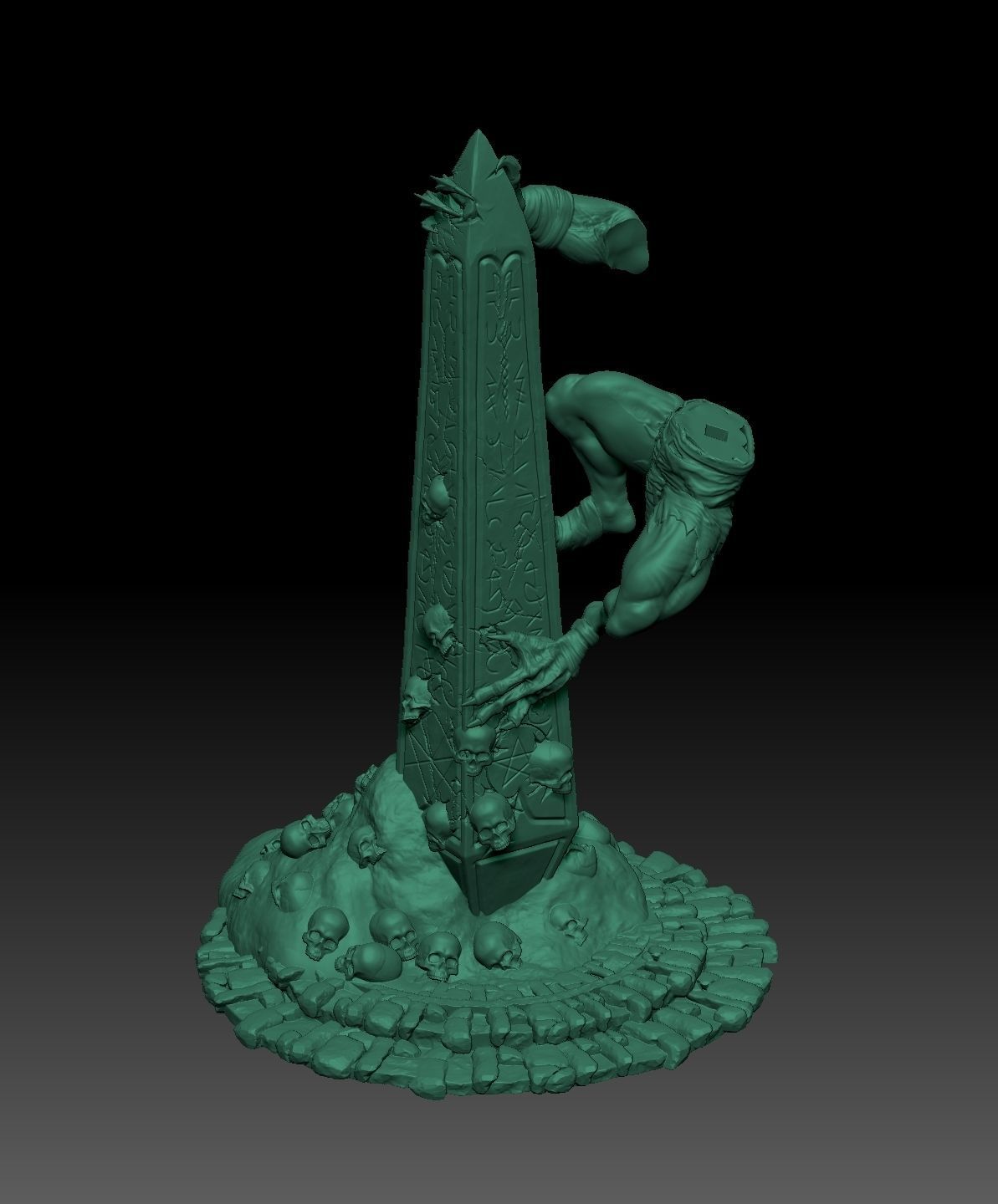 Demon High 3d Print Ready 3D print model_24
