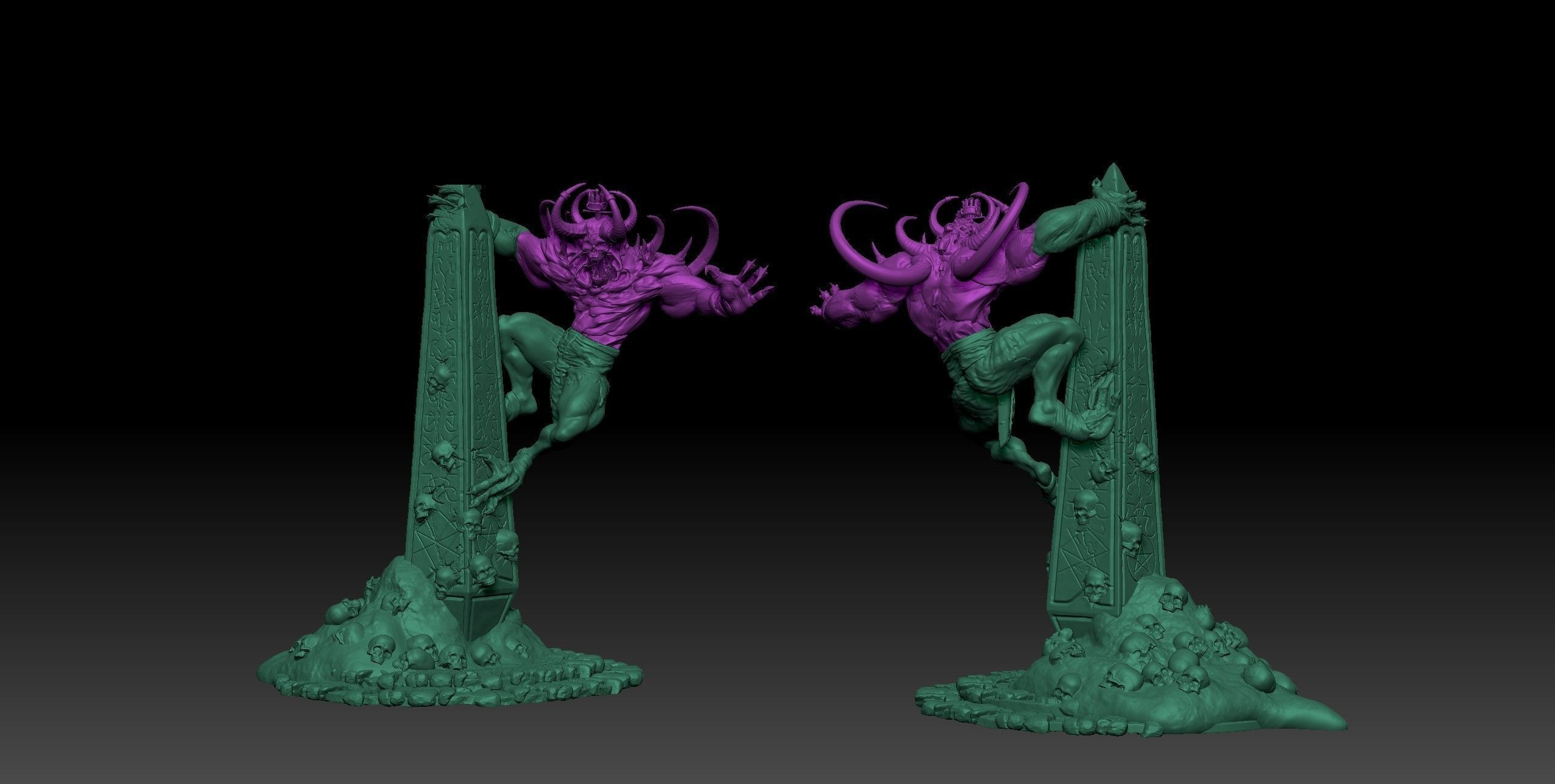 Demon High 3d Print Ready 3D print model_23