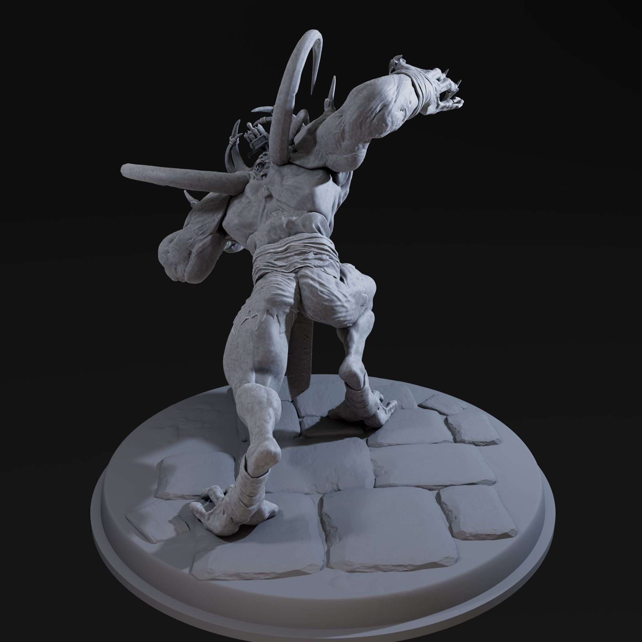 Demon High 3d Print Ready 3D print model_11